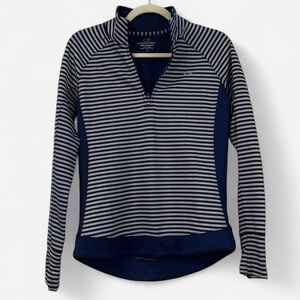 Vineyard Vines Navy and White Striped Performance Pullover Size Small